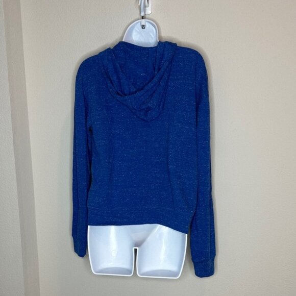 Nike Women's Blue Full-Zip Hoodie - Picture 3 of 4